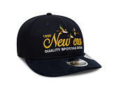 Kšiltovka New Era - Branded Suede Pre-Curved 9FIFTY - Navy
