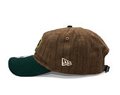 Kšiltovka New Era × Three Looms - Chestnut Pinstripe 9TWENTY A-Frame - Oakland Athletics