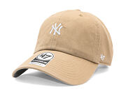 Kšiltovka 47 Brand MLB Clean Up Base Runner - NY Yankees - Khaki