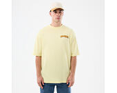 Triko New Era - Branded Beach Party Graphic Oversized Tee - Yellow