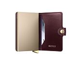 Peněženka Secrid - Miniwallet Emboss Diamond Premium - Bordeaux