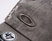 Kšiltovka Oakley - ‘47 Reserve Distressed Cap - Granite Gray