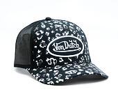 Dámská Kšiltovka BASEBALL AVEC ALLOVER LEOPARD FOIL ARGENT ET PATCH VD