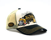Kšiltovka Von Dutch - Trucker - Patch & Print - Black / White