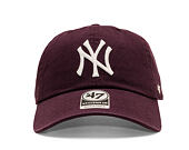 Kšiltovka '47 Brand - MLB Clean Up - NY Yankees - Plum