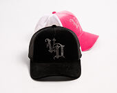 Dámská Kšiltovka Von Dutch - Baseball - Velvet Rhinestone Logo - Black