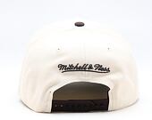Kšiltovka Mitchell & Ness - NBA Brown And Cream Pro Snapback - Boston Celtics - Cream