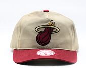 Kšiltovka Mitchell & Ness - NBA Retro Roots Deadstock - Miami Heat - Cream