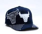 Kšiltovka Mitchell & Ness - NBA Run Stitch Pro Snapback - Chicago Bulls - Blue