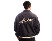 Bunda Karl Kani - Kani Jeans Corduroy Oversized College Jacket - Grey