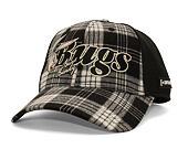 Kšiltovka Capslab - Looney Tunes Trucker - Bugs Bunny Script Checkered - Black / White