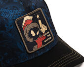 Kšiltovka Capslab - Looney Tunes Trucker - Marvin the Martian Print - Navy / Black