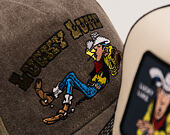 Kšiltovka Capslab - Lucky Luke A-Frame - Bullet Holes Distressed - Olive
