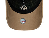 Kšiltovka New Era - MLB Mix Check 9TWENTY - NY Yankees - Stone / Cilantro Green