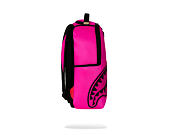 Batoh Sprayground - Shark Central White Stencil Shark Pink Nylon Backpack