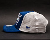 Kšiltovka New Era Trucker Word Stack Los Angeles Dodgers Dark Royal/Gray Snapback