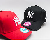 Kšiltovka New Era 9FORTY MLB League Basic New York Yankees Strapback Scarlet / White