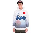 Mikina s kapucí Pink Dolphin Rising Sun Hoodie White