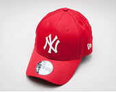 Kšiltovka New Era League Basic New York Yankees Scarlet 39THIRTY Stretchfit