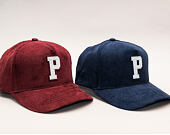 Kšiltovka Pink Dolphin P Corduroy Maroon Snapback