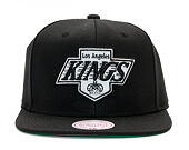 Kšiltovka Mitchell & Ness Solid Team Colour Los Angeles Kings Black Snapback