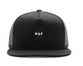 Kšiltovka HUF Box Logo Trucker Black Snapback
