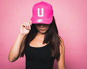 Kšiltovka UPFRONT United Baseball Dark Pink Snapback