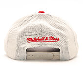 Kšiltovka Mitchell & Ness Meshback Slouch Red Snapback
