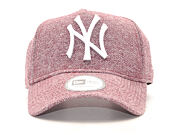 Kšiltovka New Era Flecked Crown New York Yankees Maroon/White Snapback
