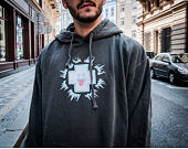 Mikina s kapucí Pink Dolphin Ghost Promo Hoodie Black