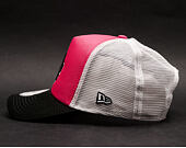 Kšiltovka New Era Front On Los Angeles Dodgers Trucker Pink/White/Black Snapback