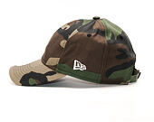 Kšiltovka New Era Mini Logo Essential New York Yankees 9TWENTY Woman Woodland Camo Strapback