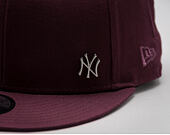 Kšiltovka New Era MLB Flawless Metal New York Yankees Maroon 9FIFTY Snapback