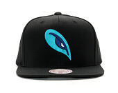 Kšiltovka Mitchell & Ness Elements Charlotte Hornets Black Snapback