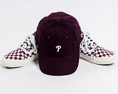 Kšiltovka New Era Melton Mini Classic Philadelphia Phillies Maroon 9TWENTY Strapback