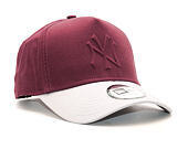 Kšiltovka New Era Gel In Fill New York Yankees Maroon 9FORTY A-FRAME Snapback