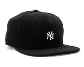 Kšiltovka New Era Melton Mini Logo New York Yankees Black 9FIFTY Snapback