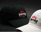 Kšiltovka HUF Thrasher Curve Visor Black Strapback