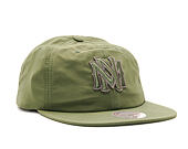 Kšiltovka Mitchell & Ness Oxford Olive Snapback