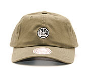 Kšiltovka Mitchell & Ness Morbido Slouch Golden State Warriors Khaki Strapback