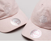 Kšiltovka Mitchell & Ness Micro Suede Slouch Chicago Blackhawks Light Pink Strapback
