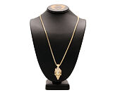 Pozlacený Řetízek na krk King Ice The 14K Gold 3D Joker Necklace from Batman