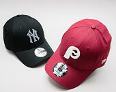 Kšiltovka New Era Flock Logo Philadelphia Phillies 9FORTY Carmine Snapback