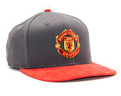 Kšiltovka New Era Suede Visor Manchester United Grey 9FIFTY Snapback