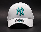 Kšiltovka New Era League Essential New York Yankees 9FORTY White/Northwest Green Strapback