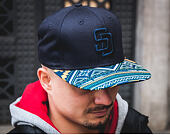 Kšiltovka New Era West Coast Visor Print San Diego Padres 9FIFTY Navy Snapback