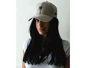 Dámská Kšiltovka New Era Linen Small Logo New York Yankees 9FORTY Camel Strapback