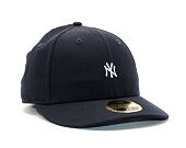 Kšiltovka New Era Mini Logo New York Yankees 59FIFTY LOW PROFILE Navy/White