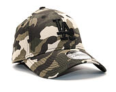 Kšiltovka New Era League Essential Los Angeles Dodgers 39THIRTY Woodland Camo/Black