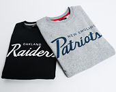 Mikina New Era Team Apparel Crewneck New England Patriots Light Grey Heather